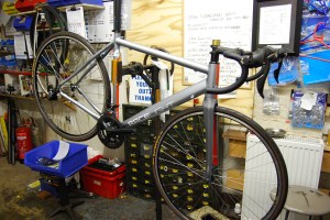 4. Then the bars and shifters